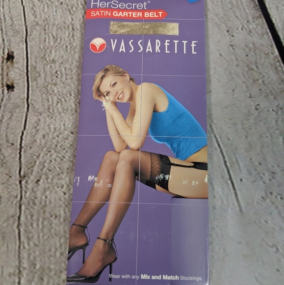 Vassarette LOT OF TEN NEW satin garter belt - Picture 5 of 5